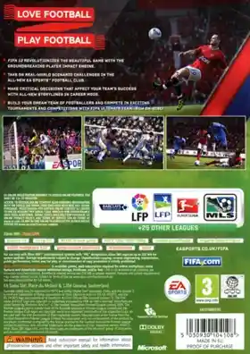 FIFA 12 (USA) box cover back